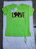 t-shirt manche court fille