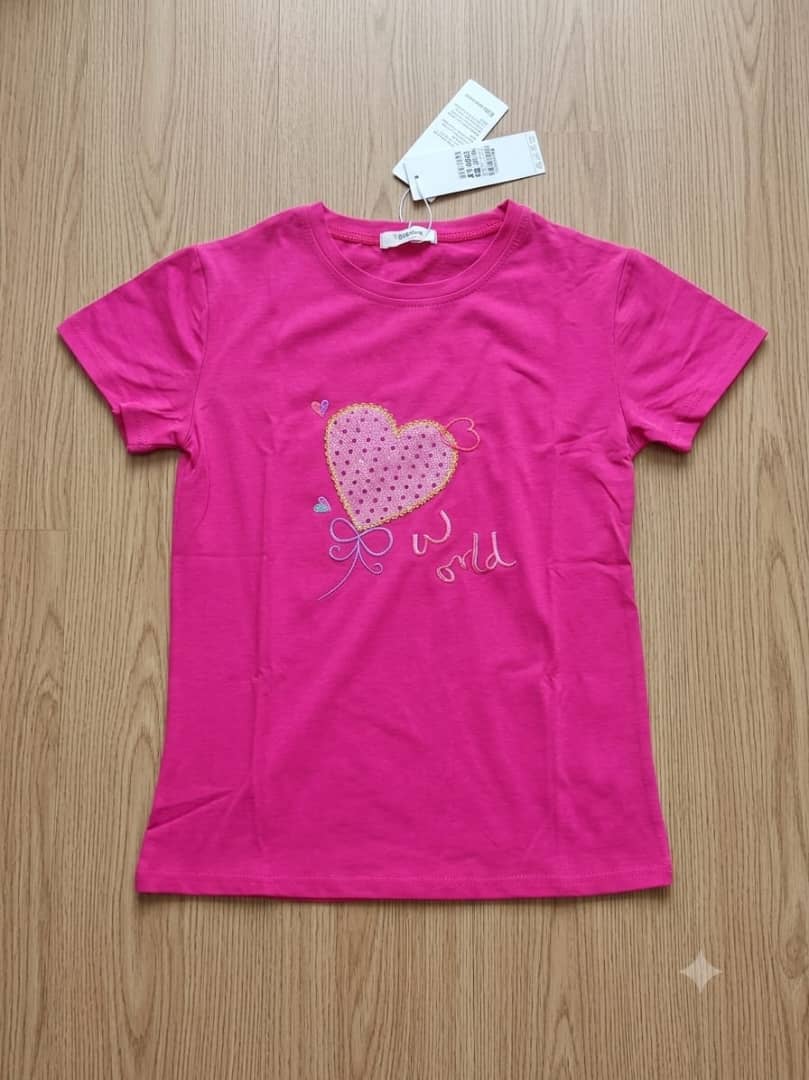 t-shirt manche court fille