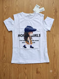t-shirt manche court fille